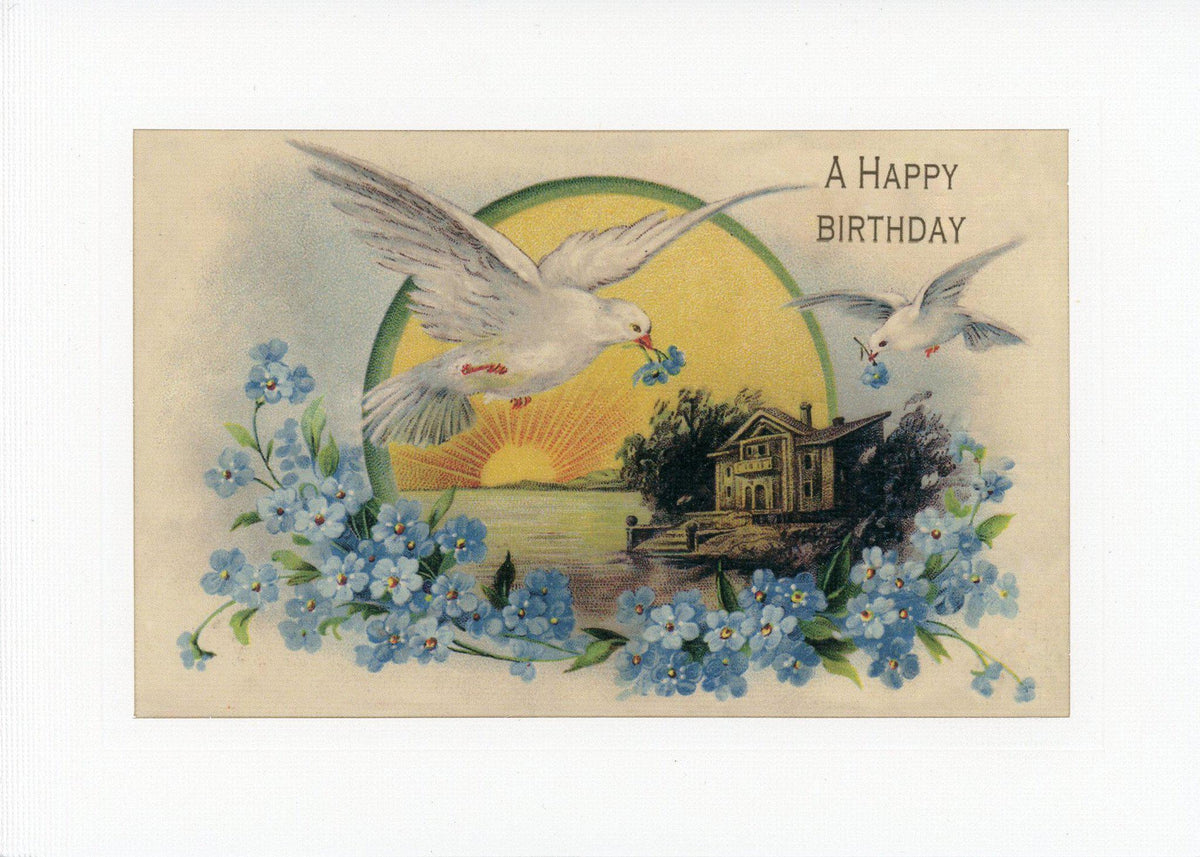 A Happy Birthday-Greetings from the Past-Plymouth Cards