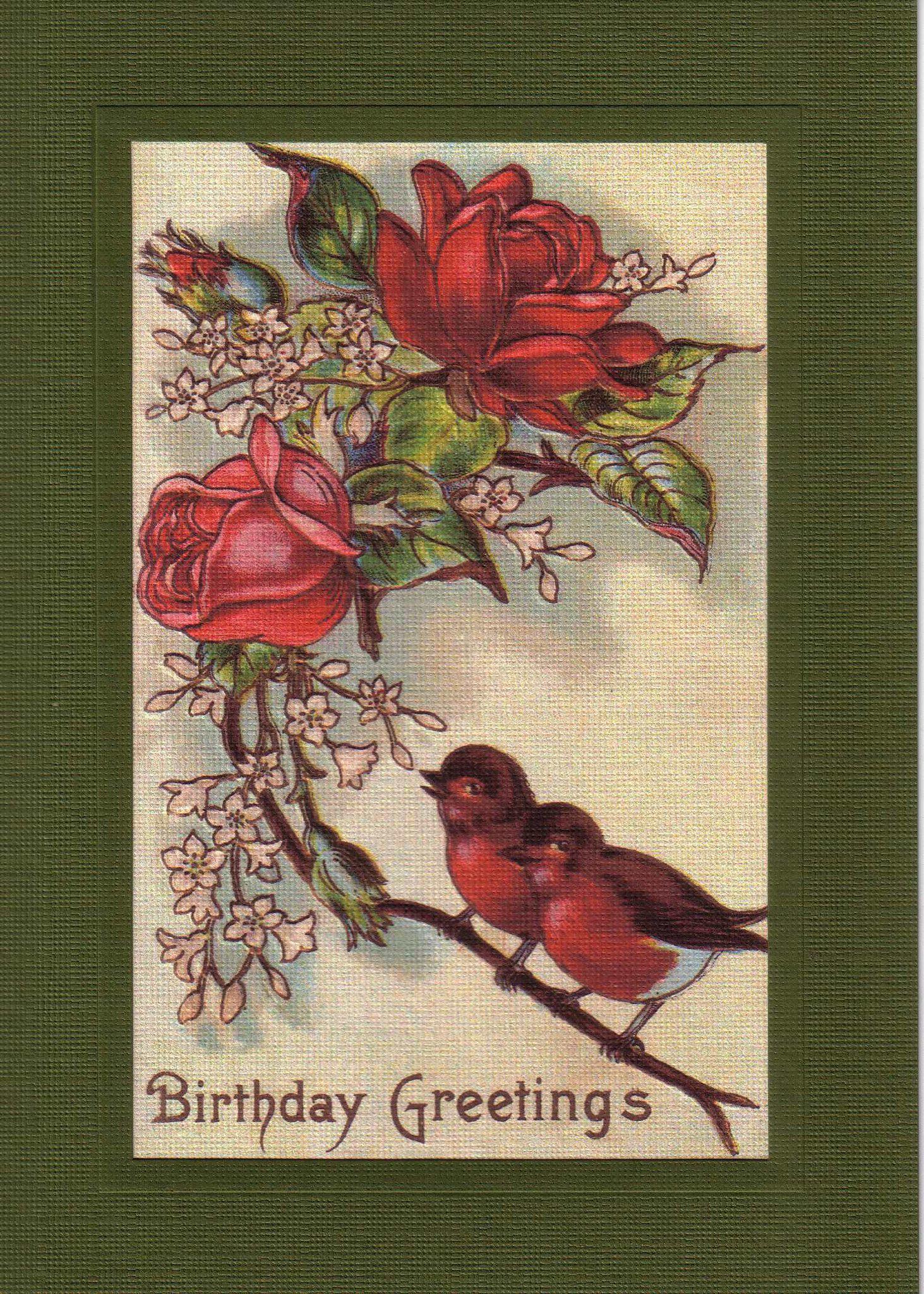 Birthday Greetings-Greetings from the Past-Plymouth Cards