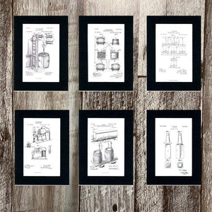 Beer Patents 6 card set-Greeting Card-Plymouth Cards