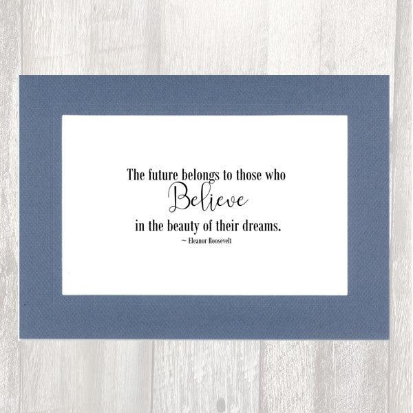 Believe card-Greetings from the Past-Plymouth Cards