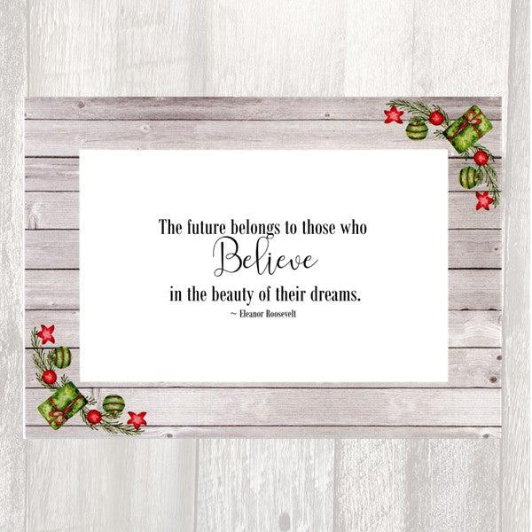 Believe card-Greetings from the Past-Plymouth Cards