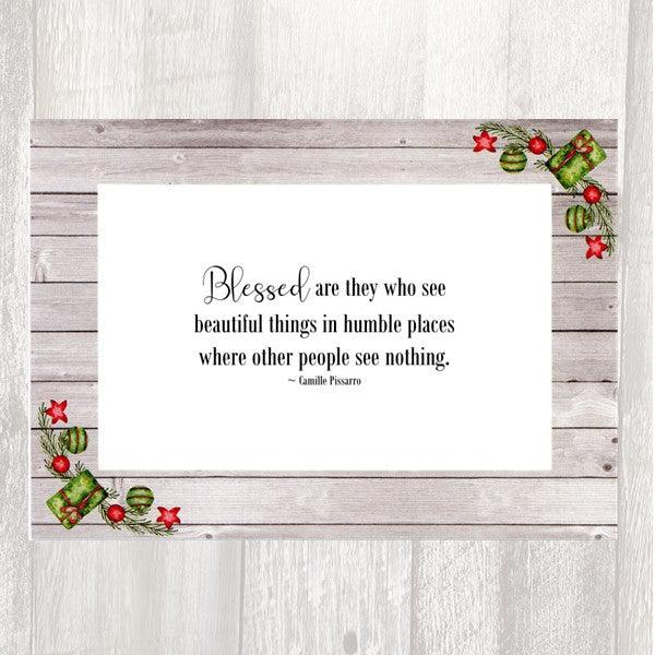 Blessed card-Greetings from the Past-Plymouth Cards