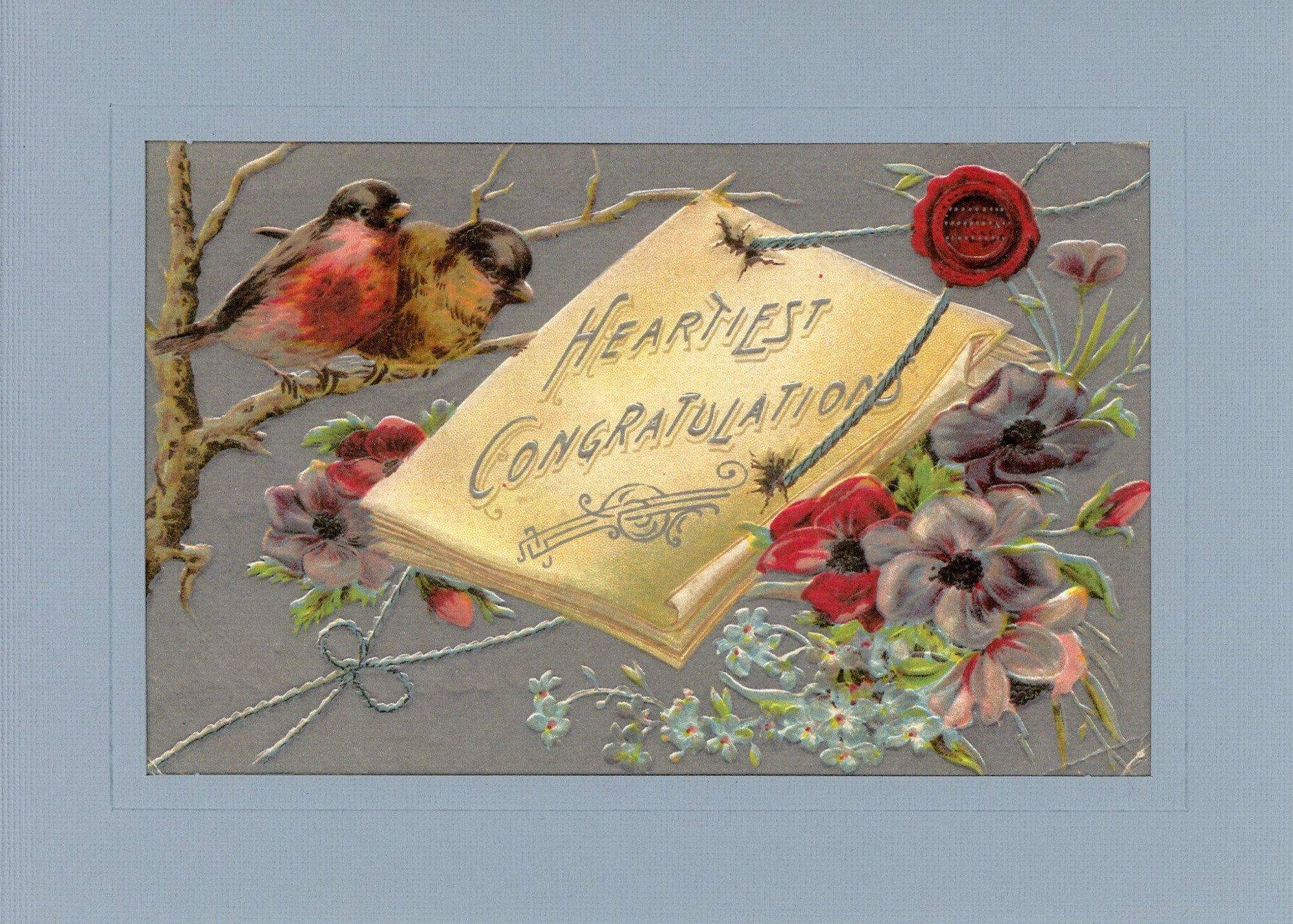 Heartiest Congratulations-Greetings from the Past-Plymouth Cards
