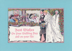 Best Wishes on Your Wedding Day and on Your Life-Greetings from the Past-Plymouth Cards