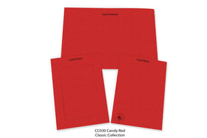 Candy Red #CC030-Photo note cards-Plymouth Cards