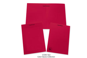 Red #CC040-Photo note cards-Plymouth Cards