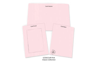 Soft Pink #E050-Photo note cards-Plymouth Cards