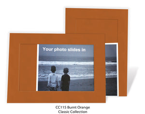 Burnt Orange #CC115-Photo note cards-Plymouth Cards