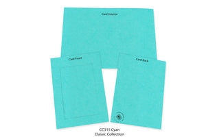 Cyan #CC315-Photo note cards-Plymouth Cards