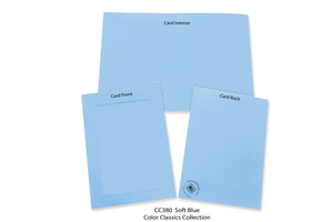 Soft Blue #CC380-Photo note cards-Plymouth Cards