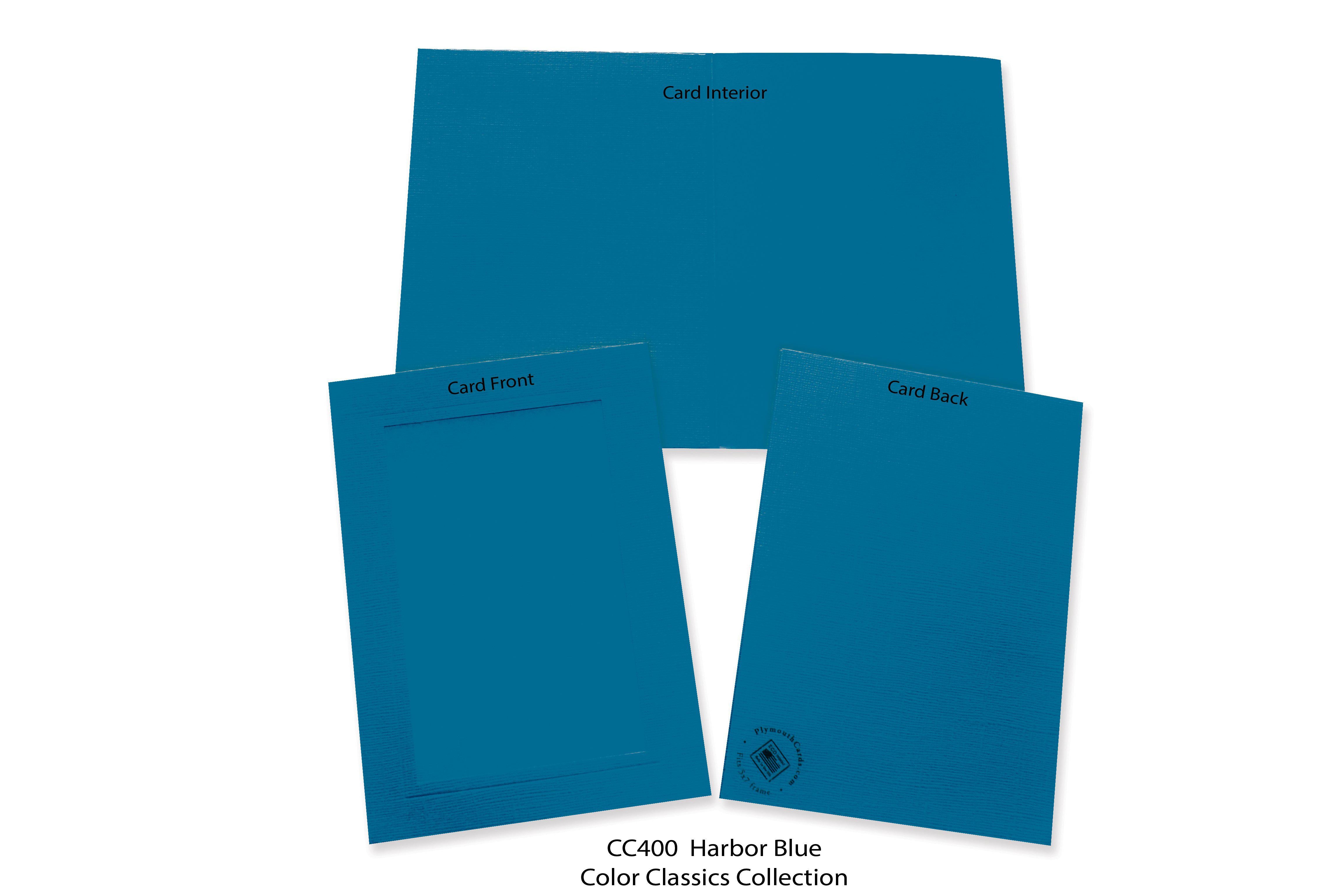 Harbor Blue Photo Insert Cards - #CC400 - Plymouth Cards