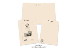 Tan #CC700-Photo note cards-Plymouth Cards