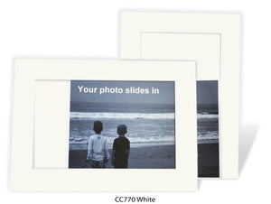 White #CC770-Photo note cards-Plymouth Cards