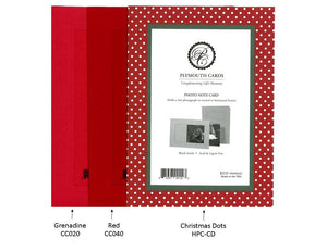 Christmas Dots-Photo note cards-Plymouth Cards