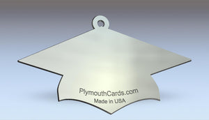 Class of 2023 ornament - 6 cap colors-Plymouth Cards