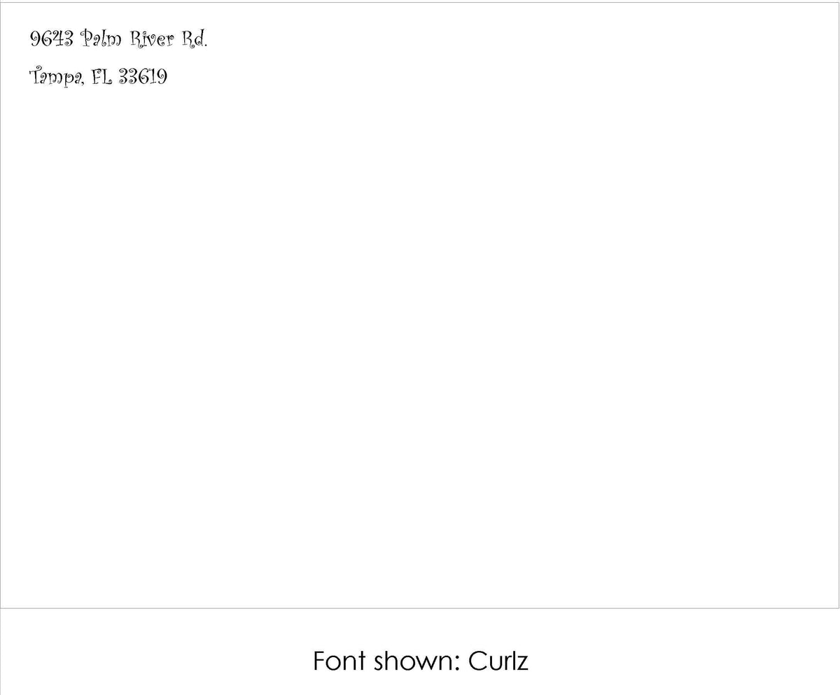 Custom Printing - Envelopes-Photo note cards-Plymouth Cards