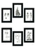 Disney 6 card set-Greeting Card-Plymouth Cards