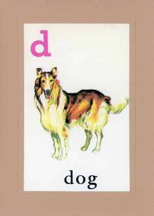 D is for Dog-Alphabet Soup-Plymouth Cards