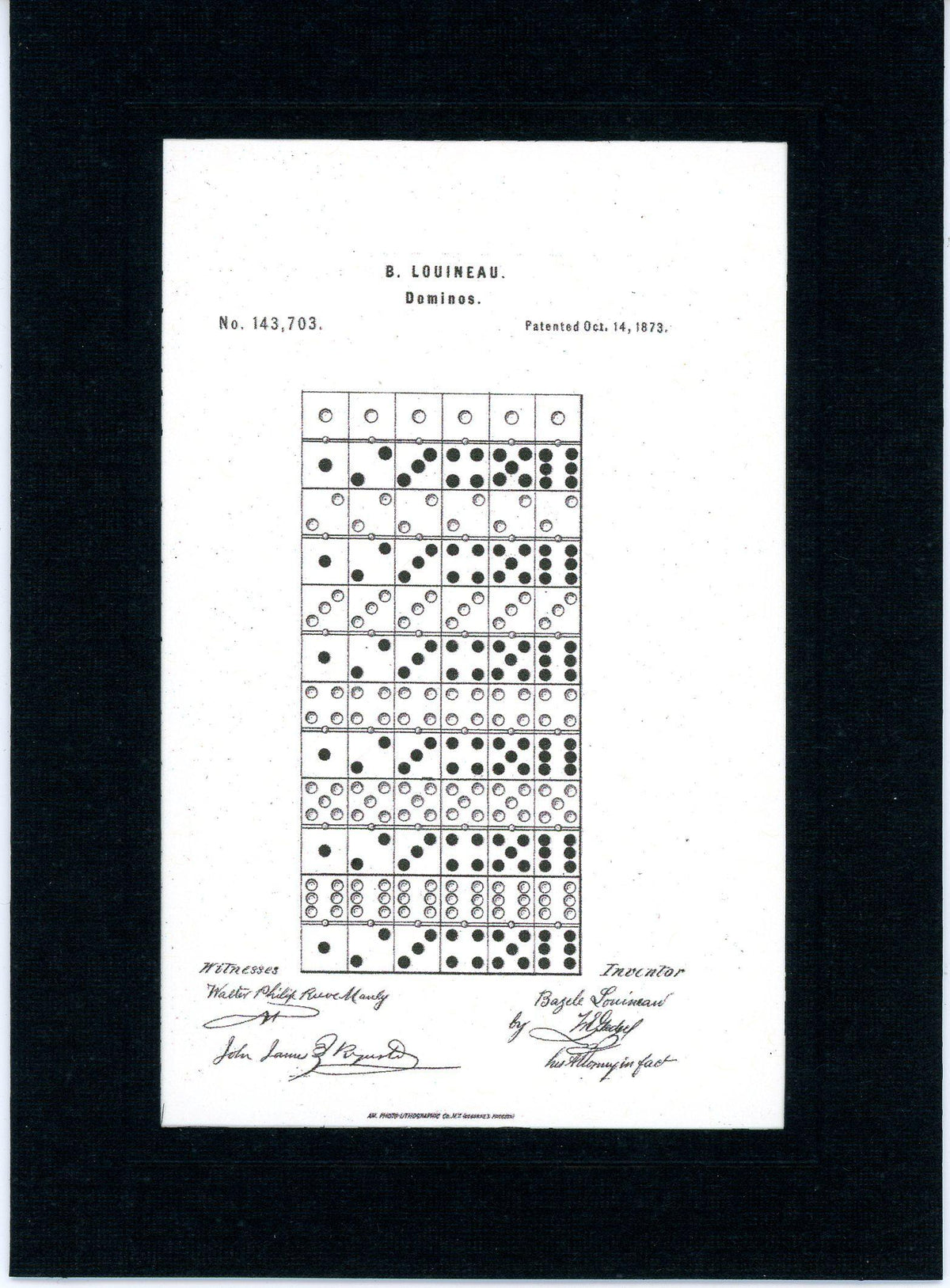 Dominoes-Greeting Card-Plymouth Cards