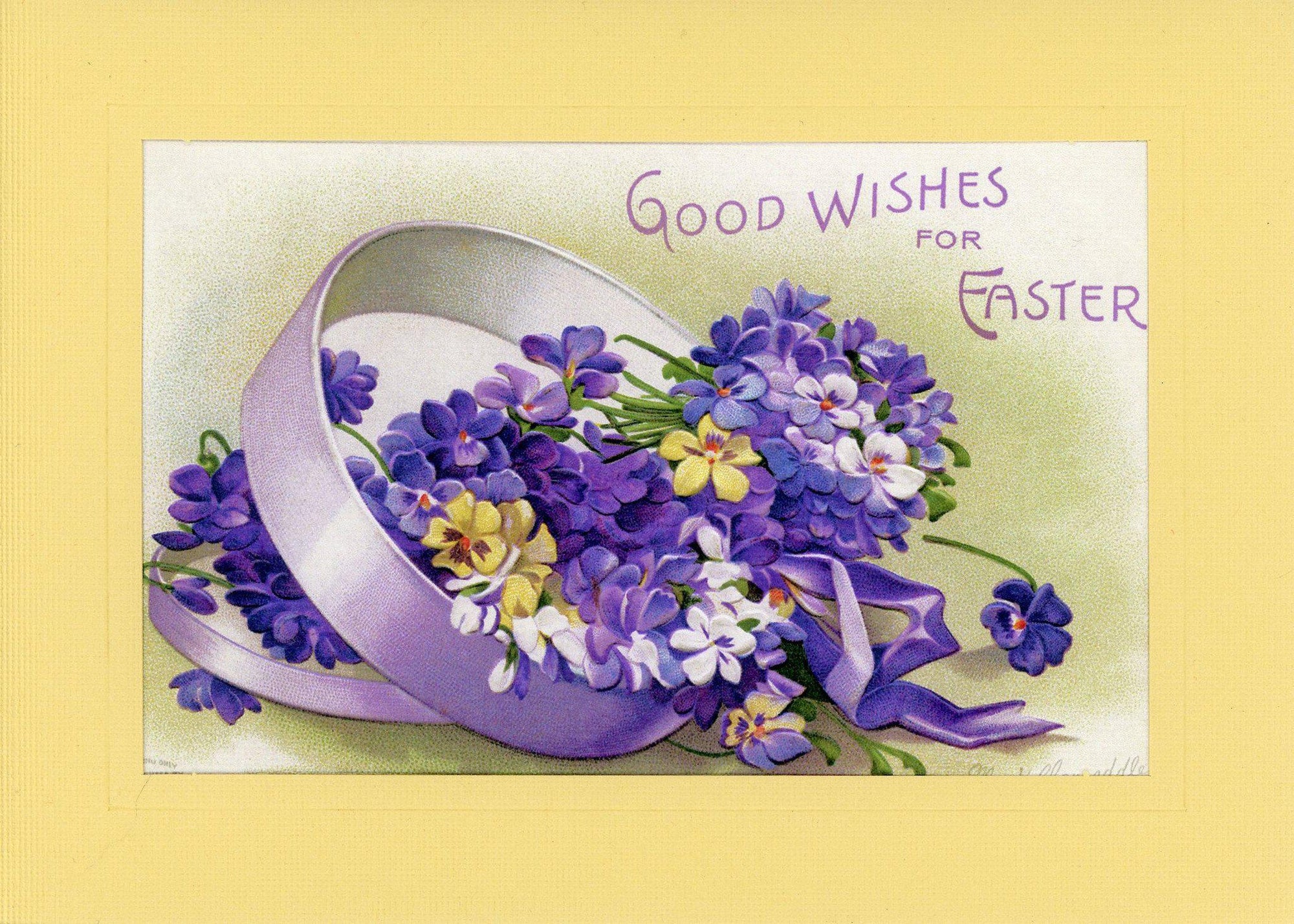Good Wishes For Easter-Greetings from the Past-Plymouth Cards