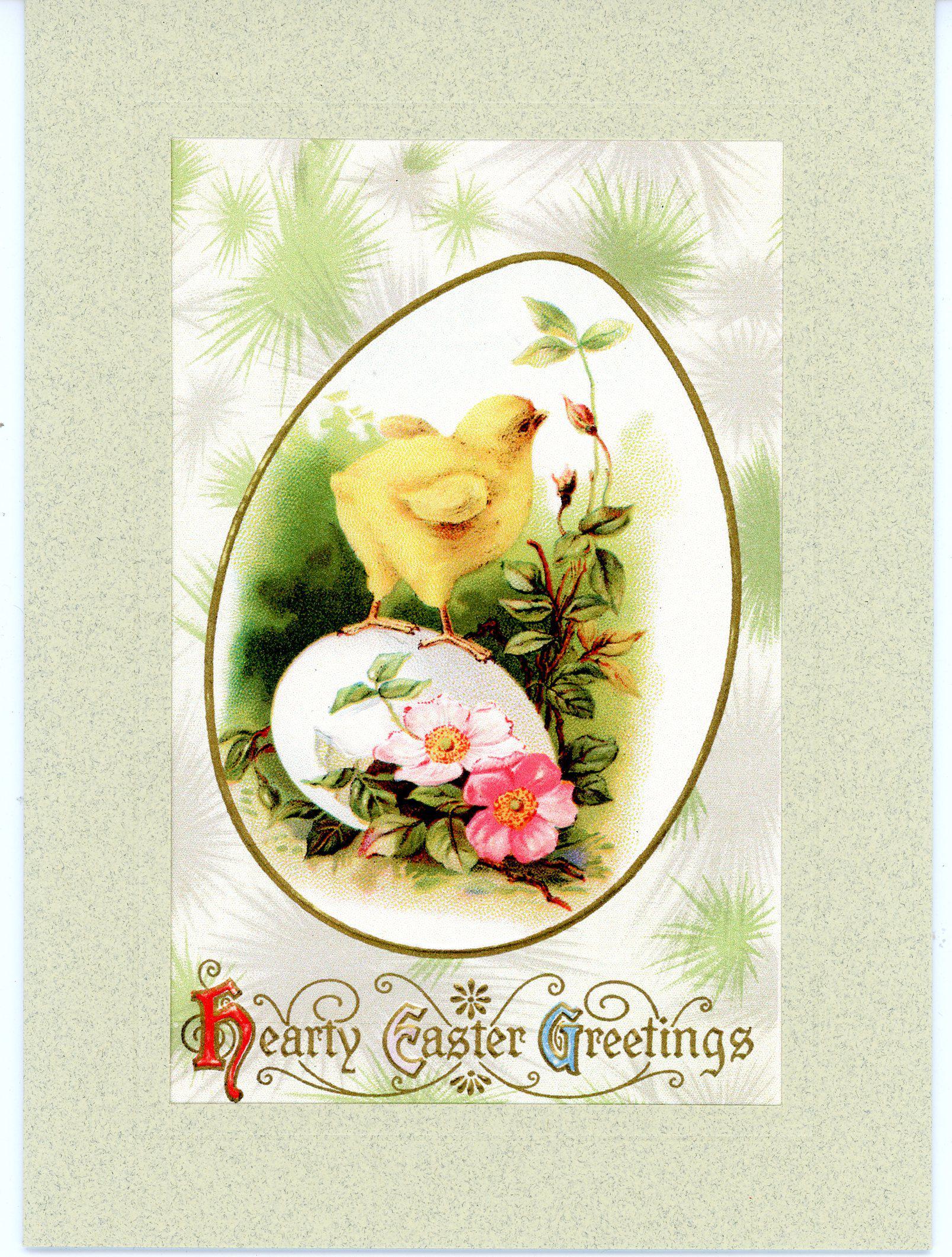 Hearty Easter Greetings-Greetings from the Past-Plymouth Cards