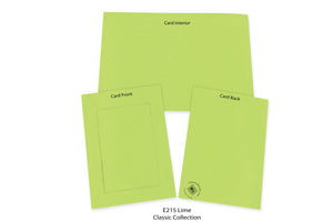 Lime #E215-Photo note cards-Plymouth Cards