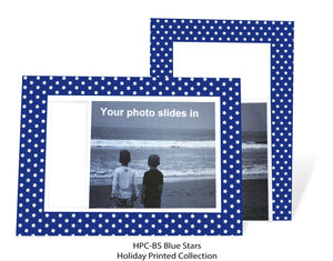 Blue Stars #EDPC-BS-Photo note cards-Plymouth Cards