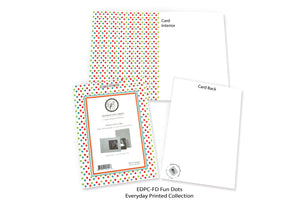 Festive Fun Dots-Photo note cards-Plymouth Cards
