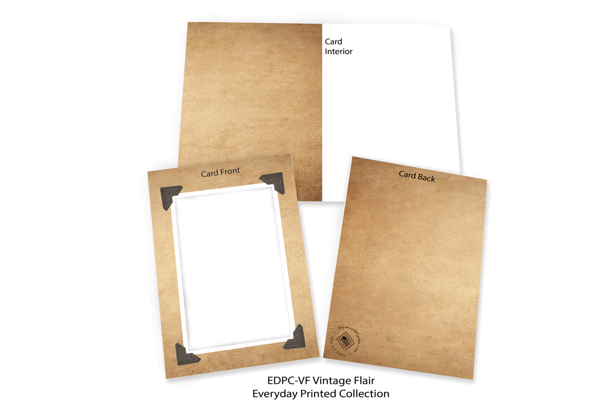 Vintage Flair #EDPC-VF-Photo note cards-Plymouth Cards
