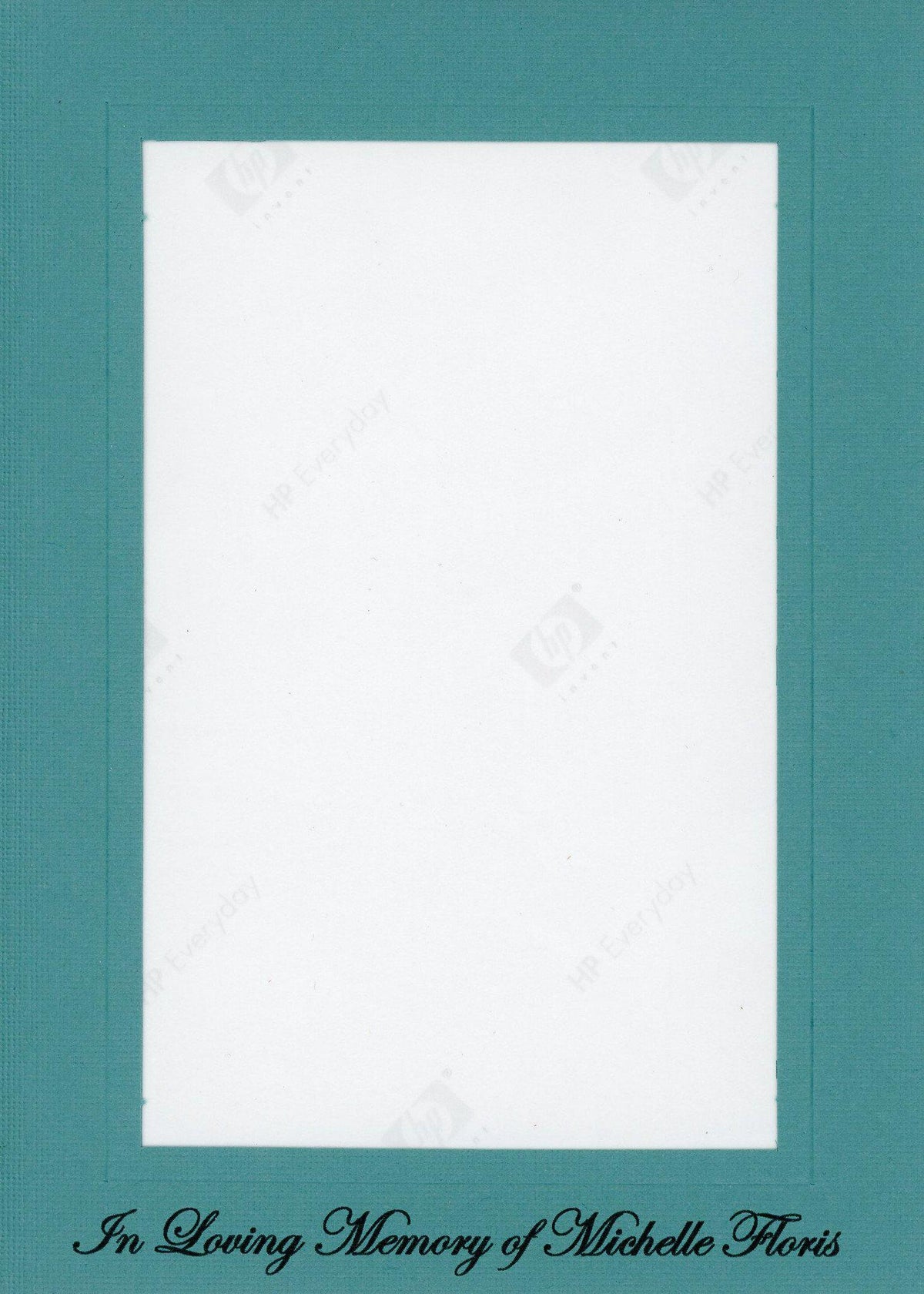 Custom Printing - Exterior Front Border-Photo note cards-Plymouth Cards