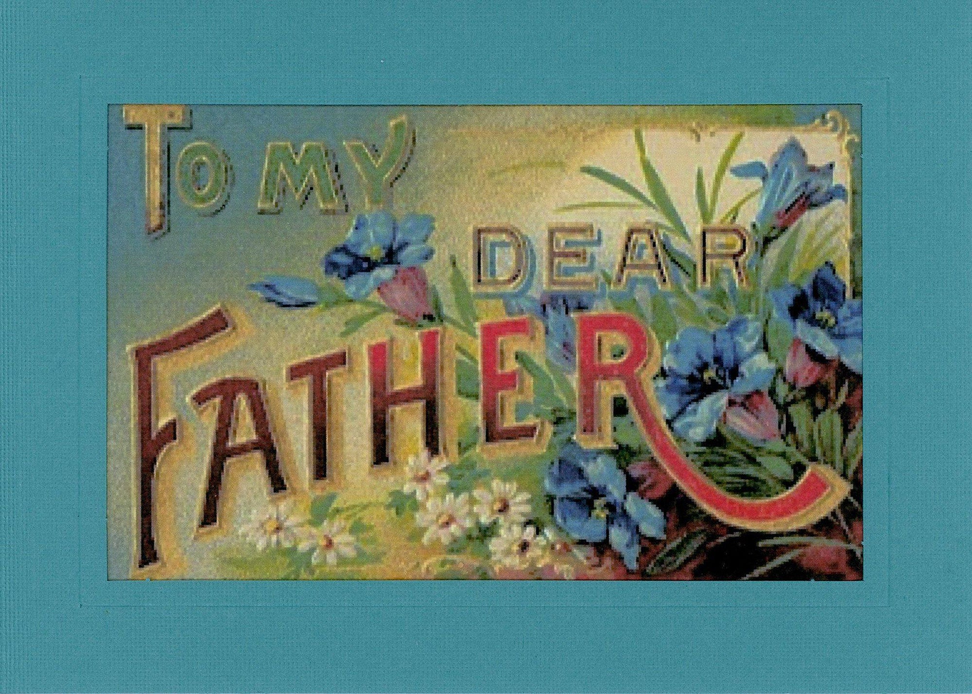 To My Dear Father-Greetings from the Past-Plymouth Cards