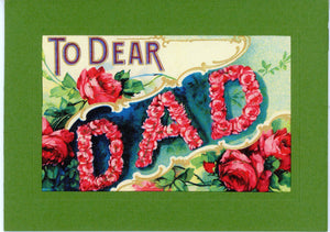 To Dear Dad-Greetings from the Past-Plymouth Cards