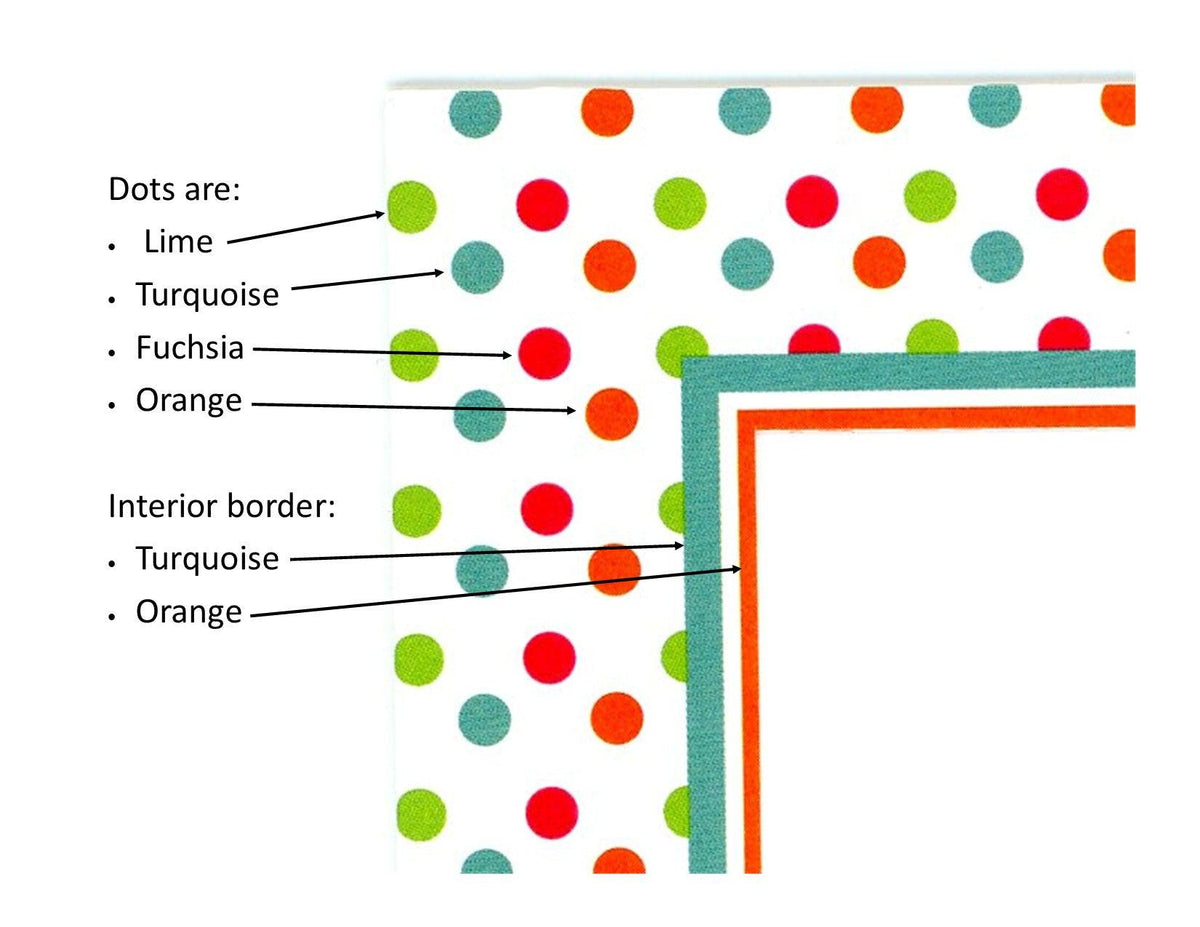 Festive Fun Dots-Photo note cards-Plymouth Cards