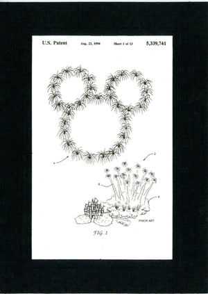 Mickey Mouse fireworks-Greeting Card-Plymouth Cards