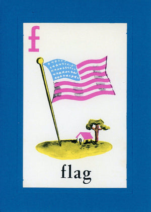 F is for Flag-Alphabet Soup-Plymouth Cards