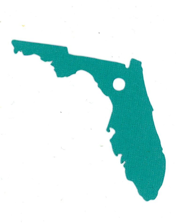 Florida State Shape Gift Tag-Gift Tags-Plymouth Cards