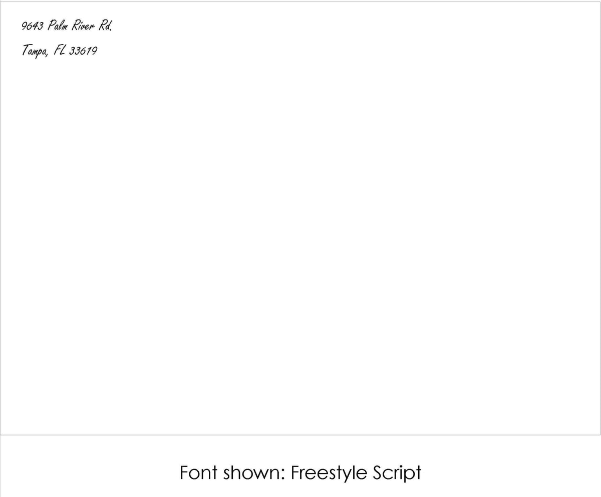 Custom Printing - Envelopes-Photo note cards-Plymouth Cards