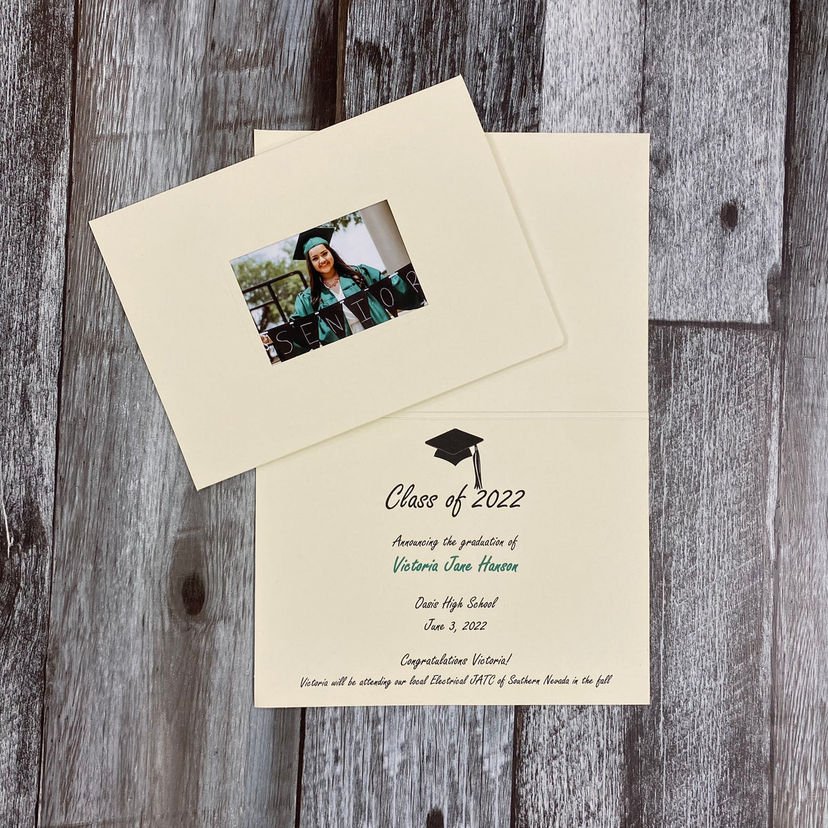 Cream - Wallet Photo Insert Cards-Photo note cards-Plymouth Cards