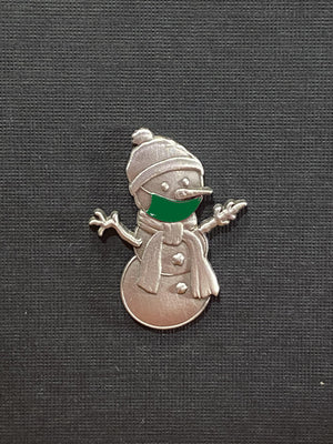 Clarence the Snowman - Masked Pin-Plymouth Cards