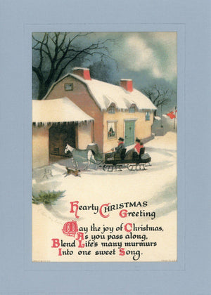 Hearty Christmas Greeting-Greetings from the Past-Plymouth Cards
