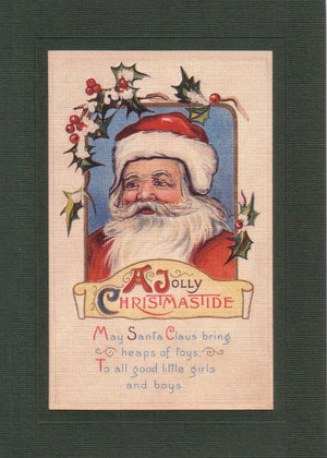 A Jolly Christmas Tide-Greetings from the Past-Plymouth Cards