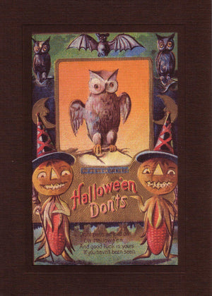 Halloween Don'ts-Greetings from the Past-Plymouth Cards