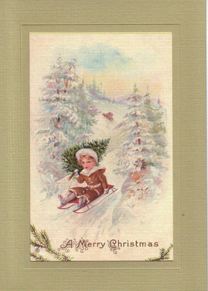 Christmas "Greetings from the Past" Sampler-Greetings from the Past-Plymouth Cards