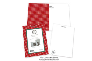 Christmas Dots-Photo note cards-Plymouth Cards