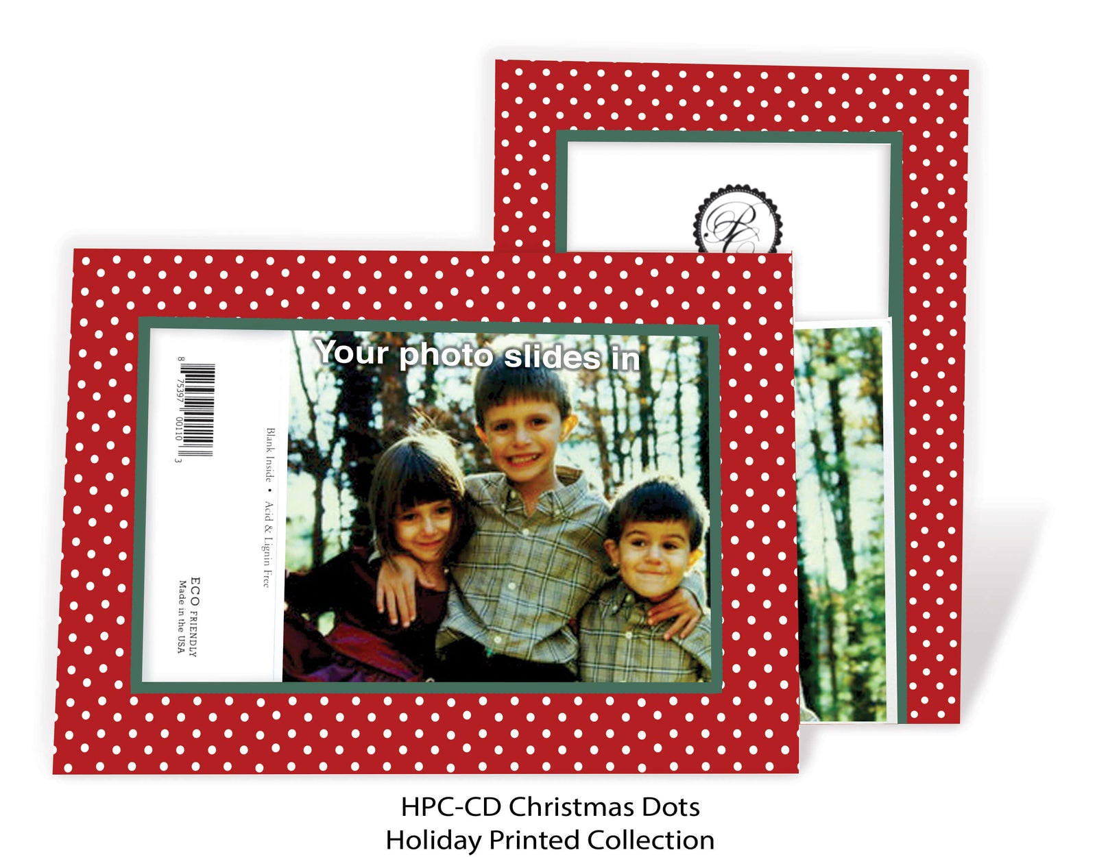 Holiday Line for Photo Insert Note Cards | Plymouth Cards Holiday Line for Photo Insert Note Cards | Plymouth Cards