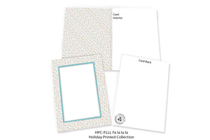 Fa La La La-Photo note cards-Plymouth Cards