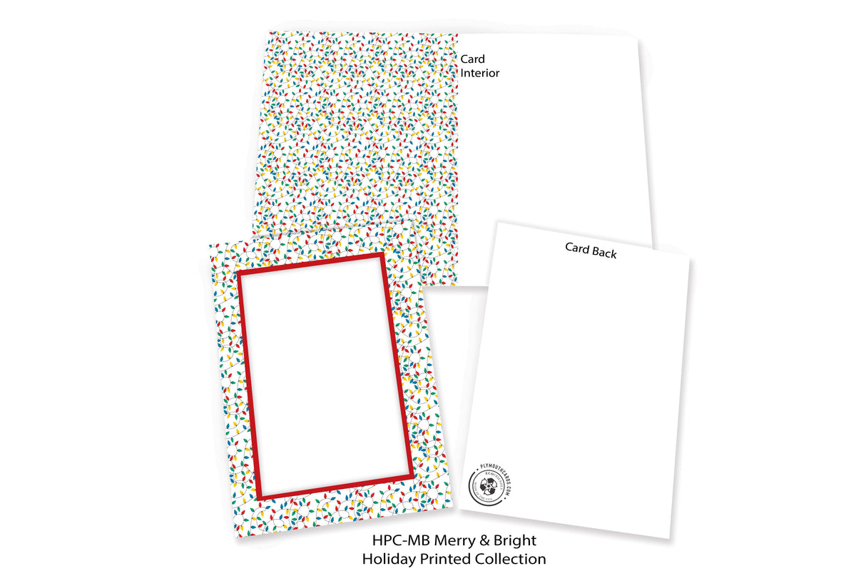 Merry & Bright-Photo note cards-Plymouth Cards