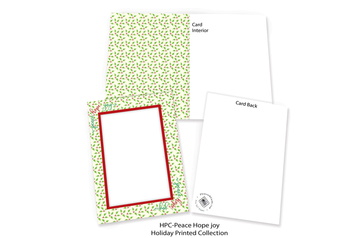 Peace Hope Joy-Photo note cards-Plymouth Cards