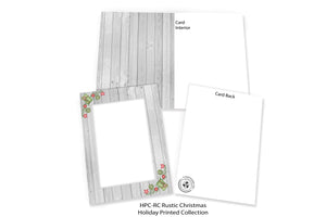 Rustic Holidays-Photo note cards-Plymouth Cards