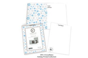 Snowflakes-Photo note cards-Plymouth Cards